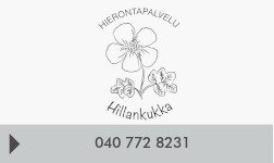 Hierontapalvelu Hillankukka logo